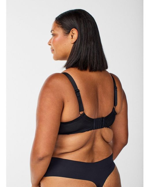 Devoted By Zizzi Black Bh Lsolveig