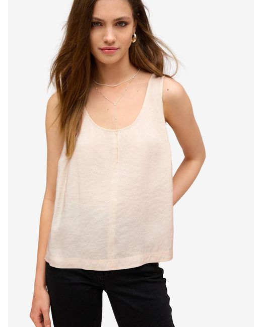 Next Natural Ärmelloses Tanktop Mit U-Ausschnitt Regular Fit