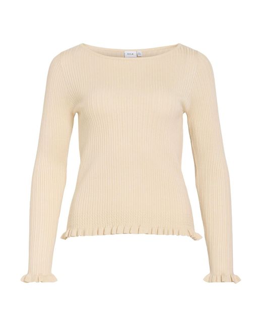 Vila White Pullover Vibelia