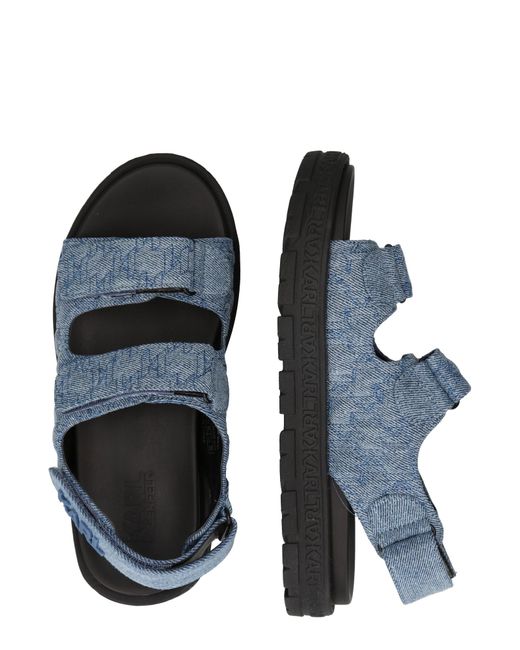 Karl Lagerfeld Blue Sandale