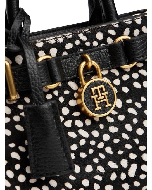 Tommy Hilfiger Black The American Icon Tote-Bag Mit Hirsch-Print