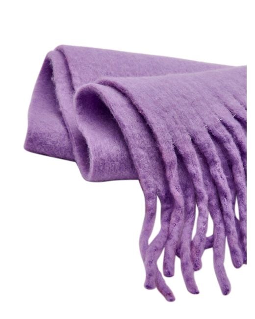 EDITED Purple Schal Aus Wolle Isra