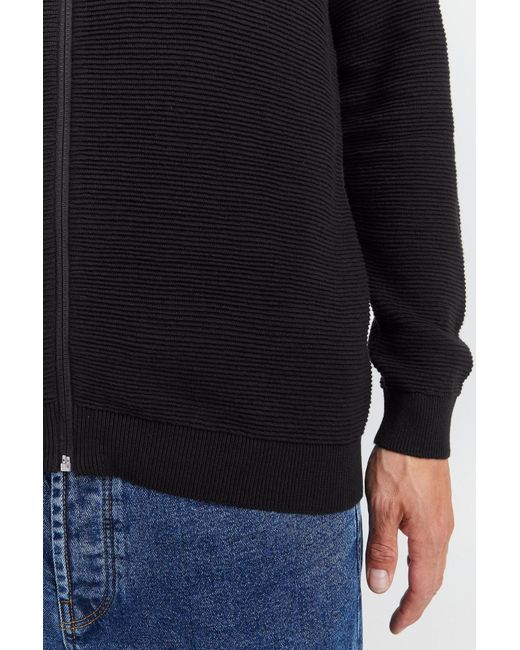 Solid Strickjacke Valencia in Black für Herren