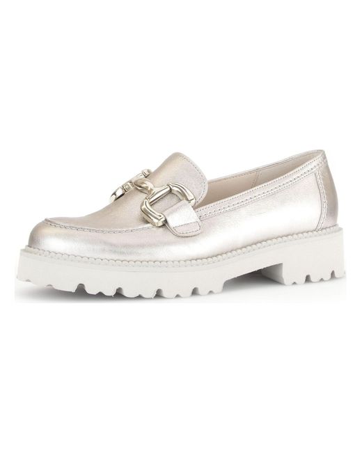 Gabor White Slipper