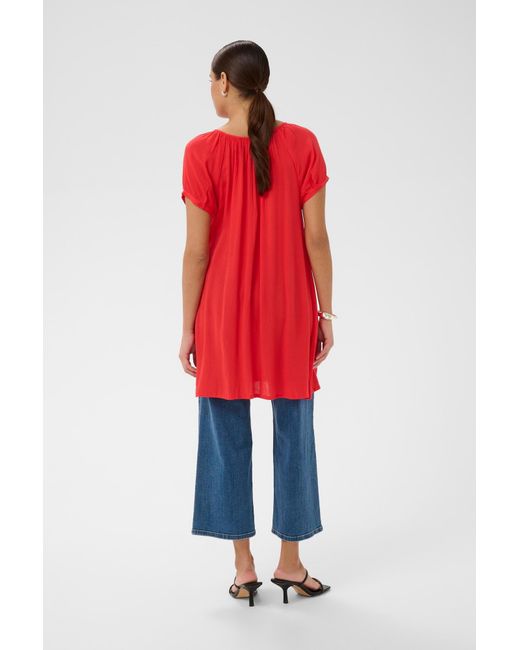 Kaffe Red Tunic