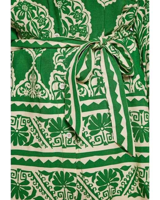 Usha Green Bluse