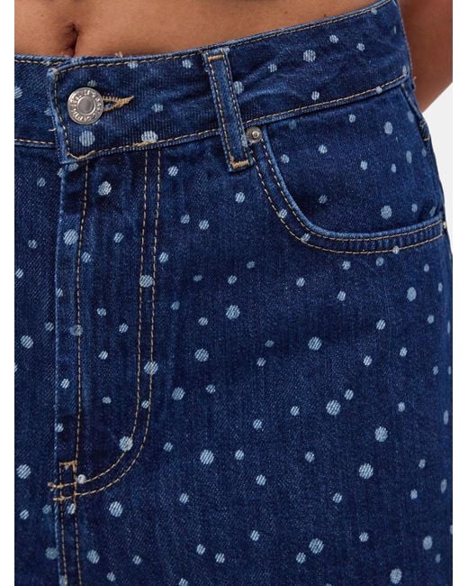 its basic Blue Its Basic Jeans Polka Mini Denim Short