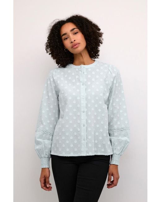 Kaffe White Bluse 'Enya'