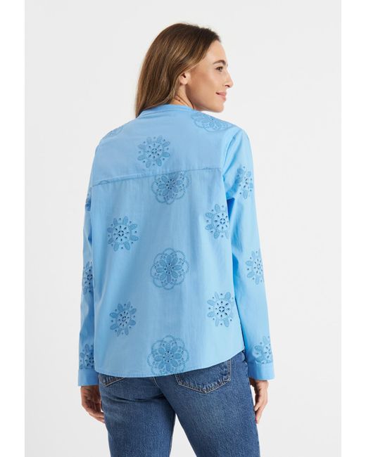 Frieda & Freddies Blue Bluse