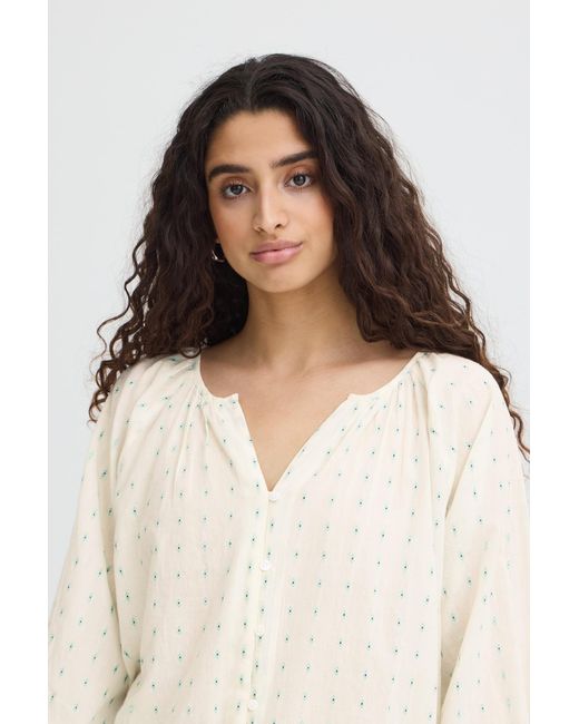 Ichi White Pullover Ihdotse