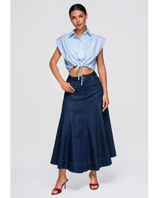 Ombre Blue Bluse