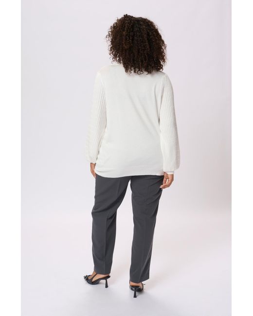 Kaffe White Pullover Kc Lini
