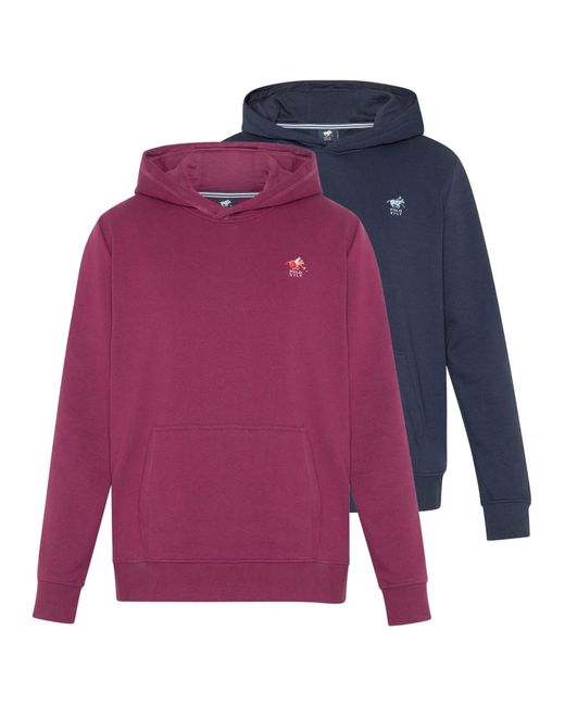 Polo Sylt Sweatshirt Basic in Purple für Herren