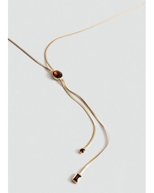 Mango White Kette Catalina