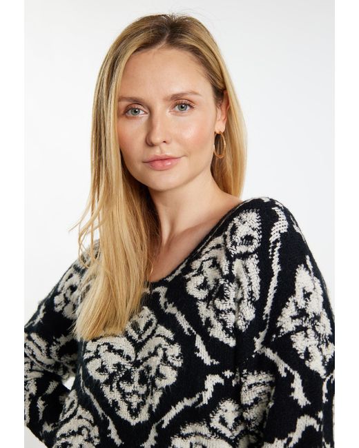 Usha Black Pullover Sivene