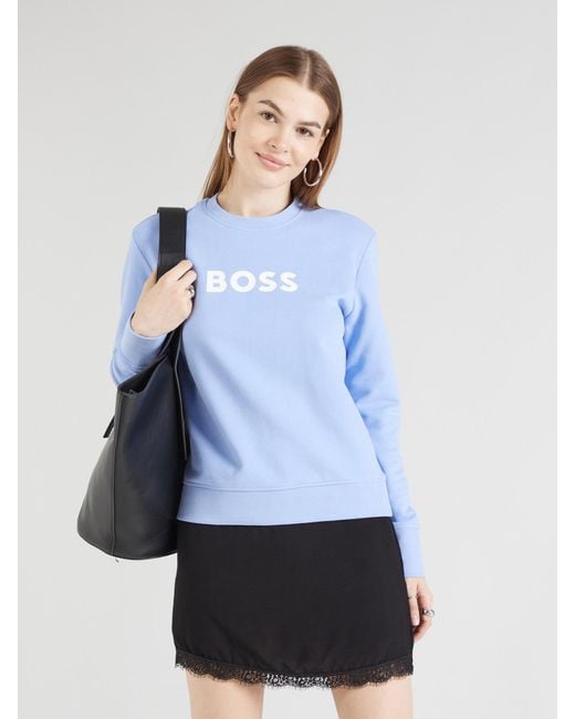 Boss Blue Sweatshirt 'ela'