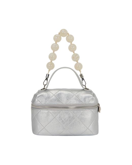 faina White Handtasche