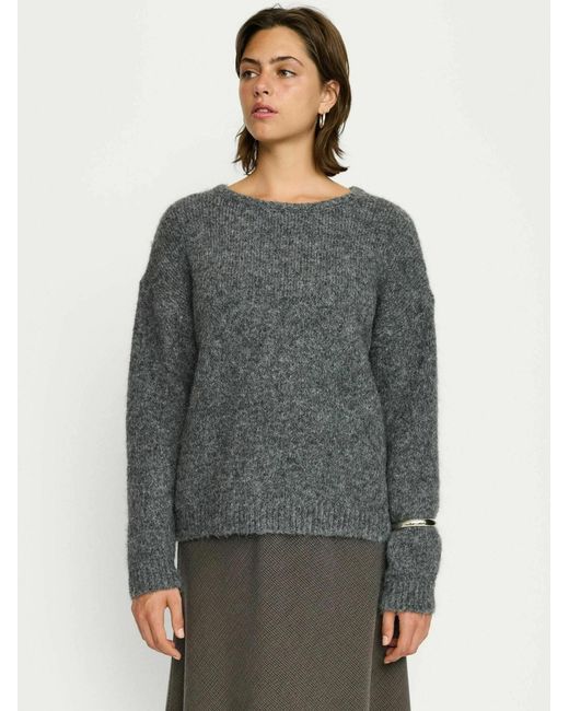 SOFT REBELS Gray Pullover Srcamilla