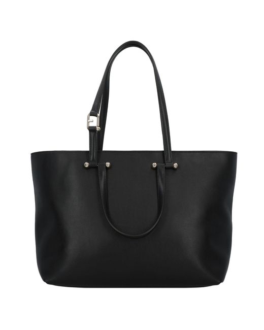 Furla Black Shopper Duetto