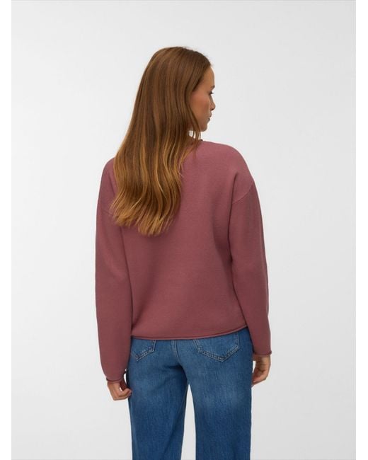 Vero Moda Red Pullover Vmsaba