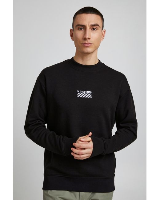 Solid Sweatshirt Rubio in Black für Herren