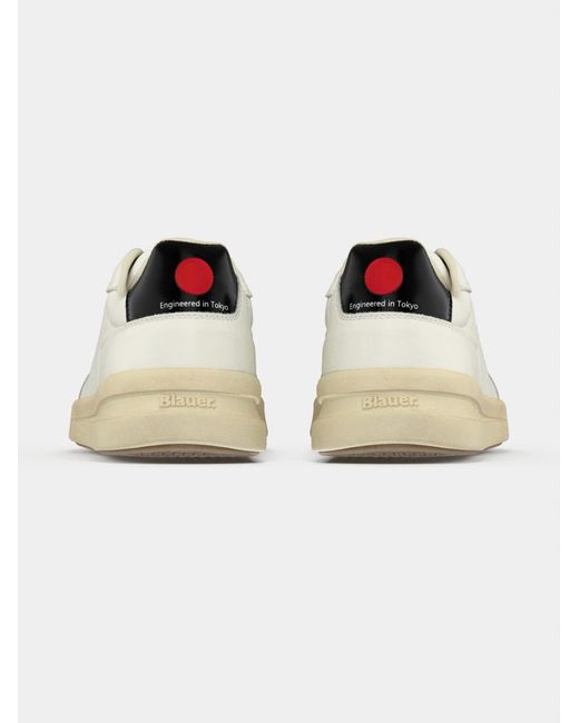 Blauer Sneaker in Metallic für Herren