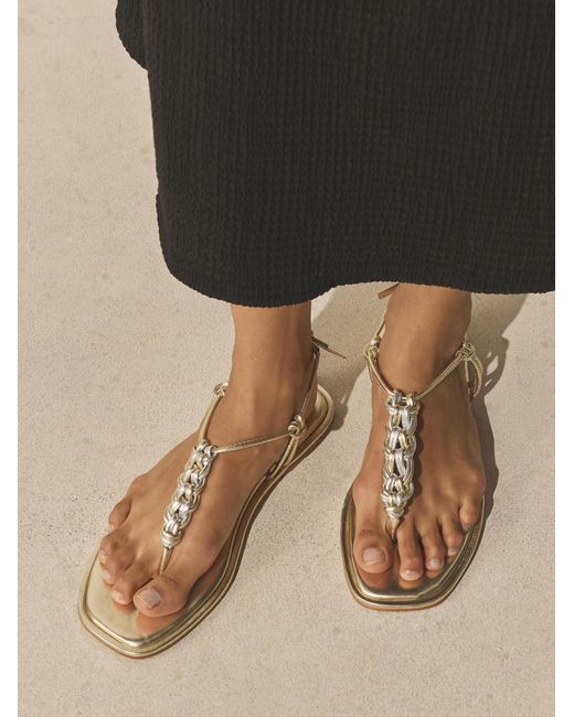 Next White Sandalen