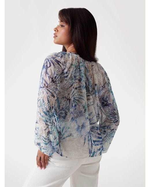 Guess Blue Bluse