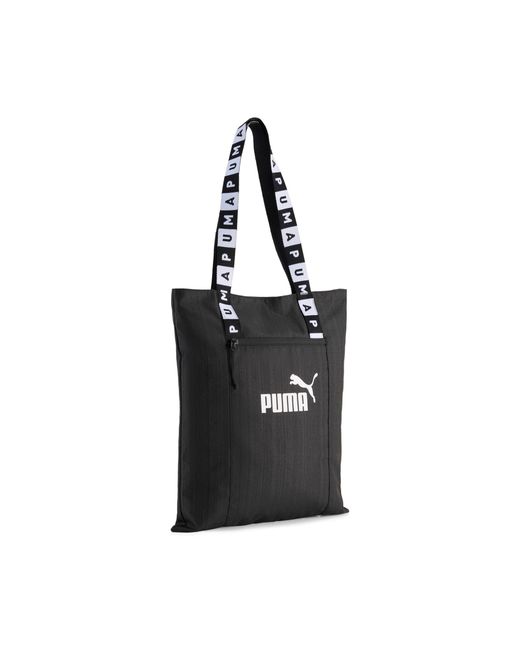 PUMA Black Schultertasche BASE TOTE, sportlicher Stil, für sportliche Aktivitäten, aus Polyester