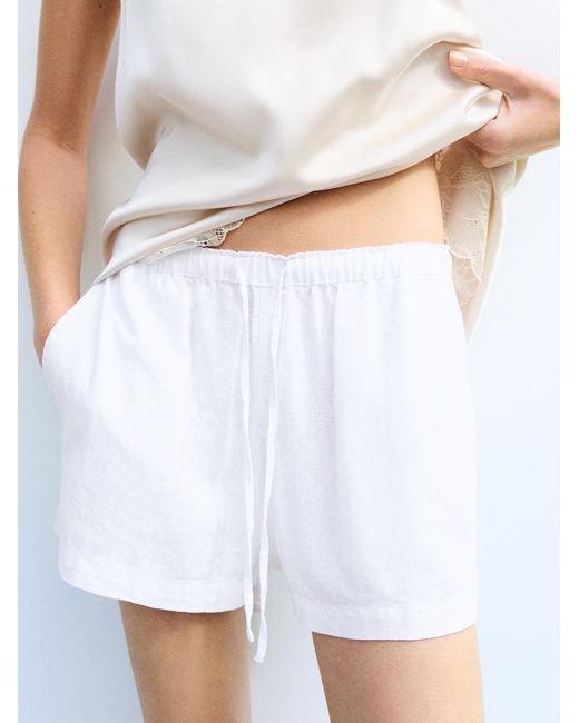 Pull&Bear White Shorts