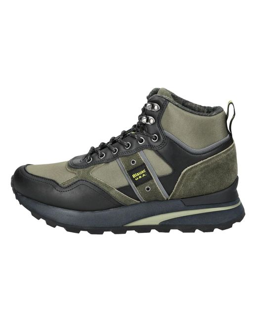 Blauer Sneaker in Black für Herren