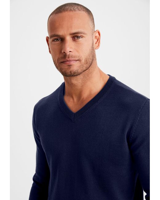 H.i.s. Pullover in Blue für Herren