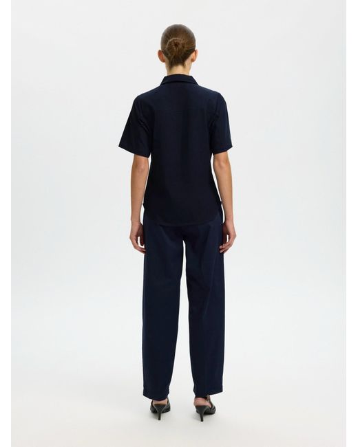 SELECTED Blue Bluse Slftora