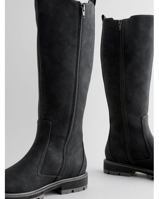 Next Black Stiefel