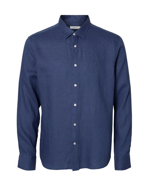 SELECTED Hemd Slhkylian in Blue für Herren