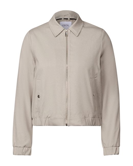 Cecil Natural Jacke Mit Glitzerdetails
