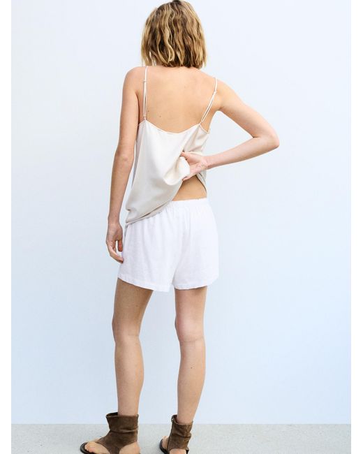 Pull&Bear White Shorts