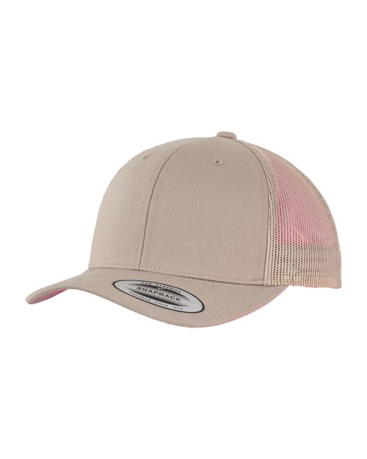 Flexfit Natural Cap Retro Trucker