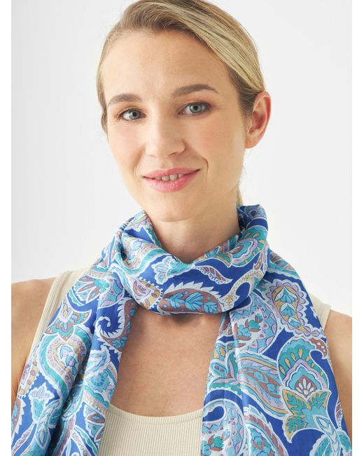 Codello Blue Schal Seidenschal