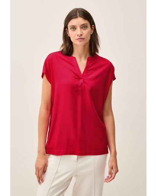 Cecil Red Bluse