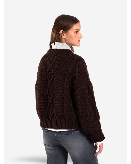 The-Are Red Strickjacke