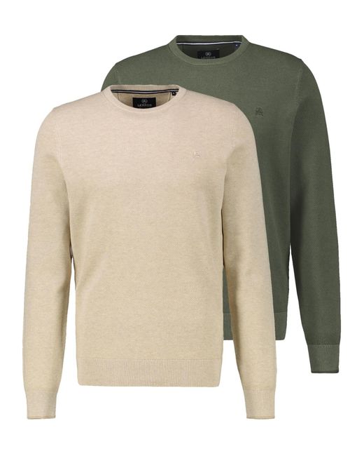 Lerros Pullover Basic in Natural für Herren