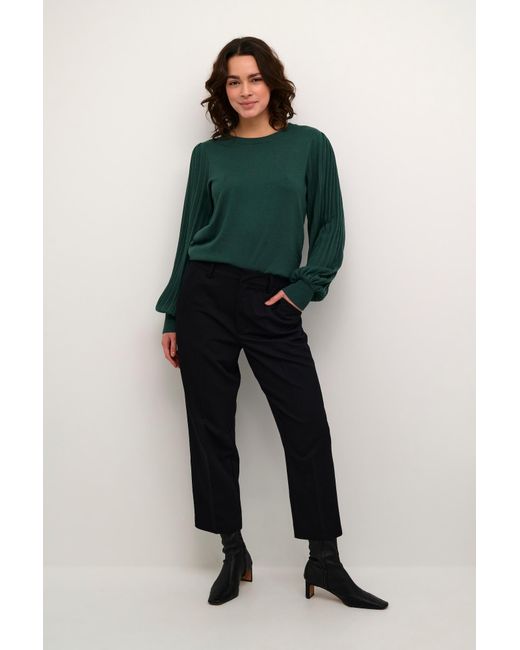Kaffe Green Pullover Kalone