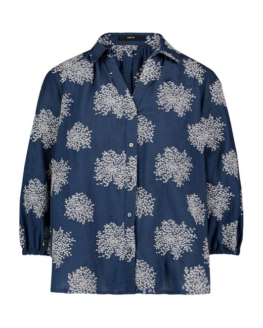 Zero Blue Bluse
