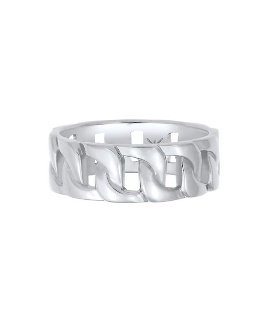 Kuzzoi Ring Bandring in Metallic für Herren