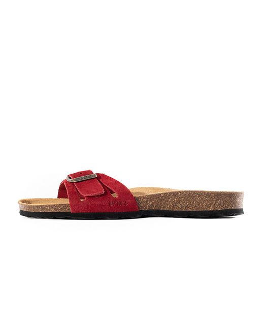 Bayton Red Pantolette 'Athena'