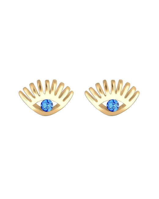 Elli Jewelry White Ohrringe Evil Eye