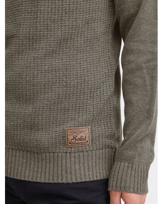 Solid Pullover Tommy in Gray für Herren