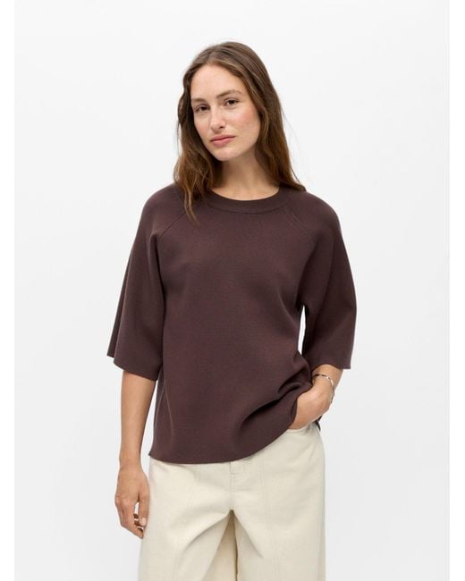Object Brown Pullover Objreynard