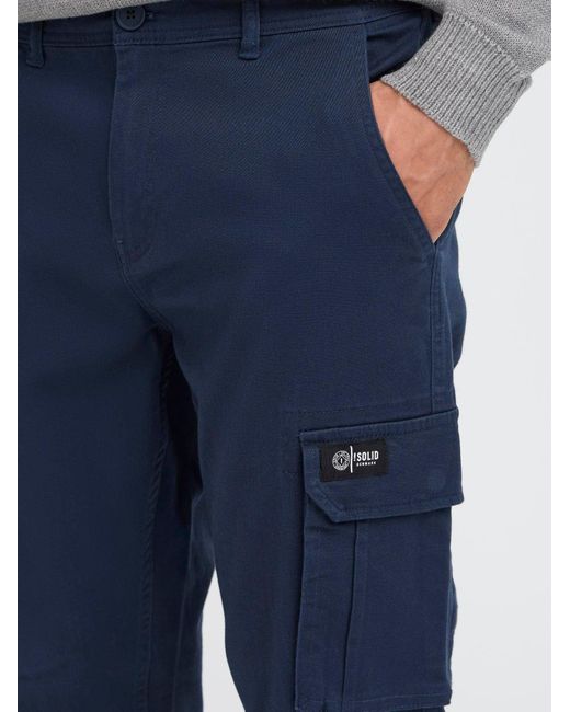 Solid Cargohose Sdchasey in Blue für Herren